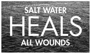 salt water heals